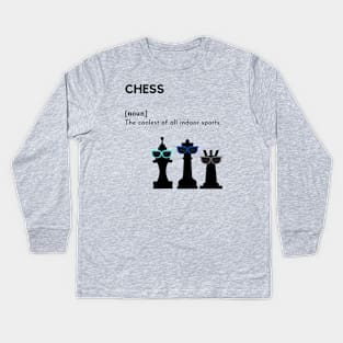 Chess Cool Definition Kids Long Sleeve T-Shirt